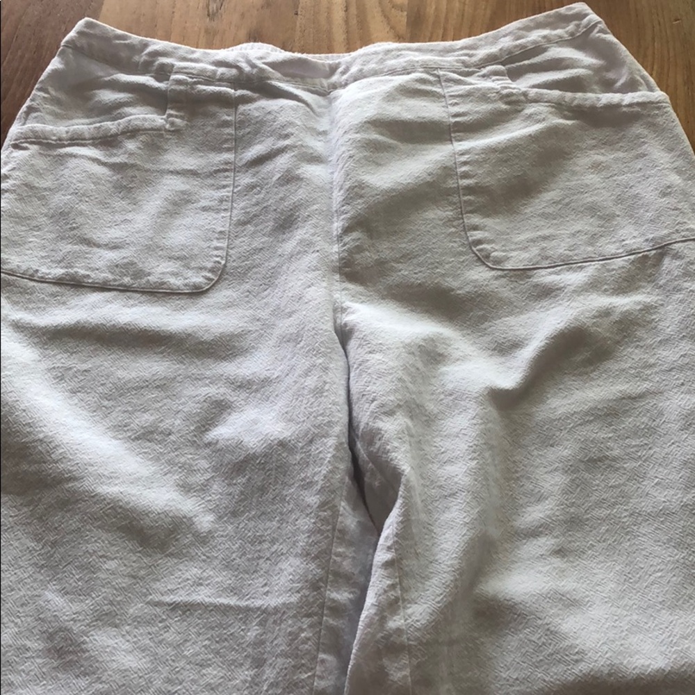 soft surroundings wide leg linen pants